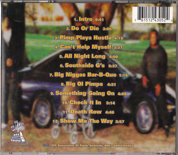Big Ol Pimps by Pimp Playa Hustlas (CD 1995 Do Or Die Records) in 